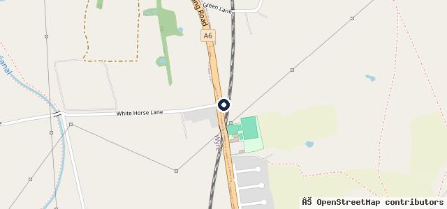 Map showing the location of Preston Jaguar Centre