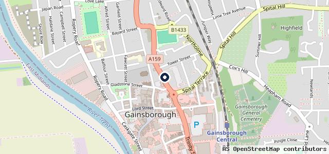 Map showing the location of Ray Hamblin Ltd