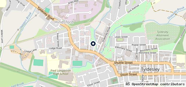 Map showing the location of T T E Commercials