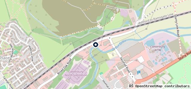 Map showing the location of Steven Eagell Toyota Canterbury