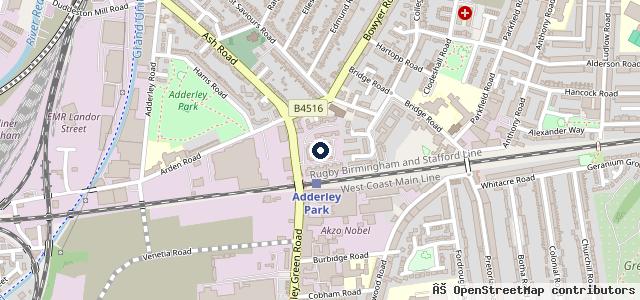 Map showing the location of Amsons Auto Services