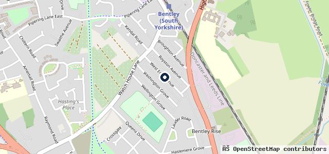 Map showing the location of Rodgers Motors