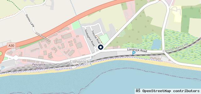 Map showing the location of Roundabout Garage
