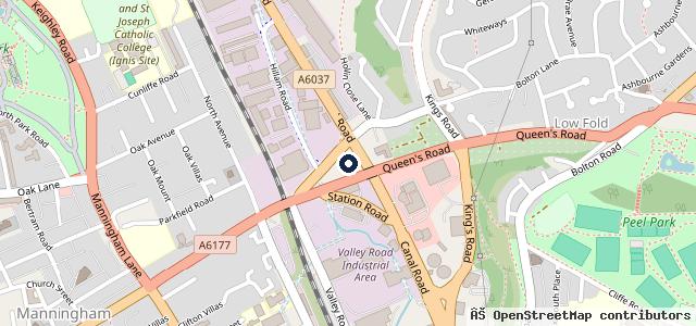 Map showing the location of Ray Chapman Motors Volvo Bradford