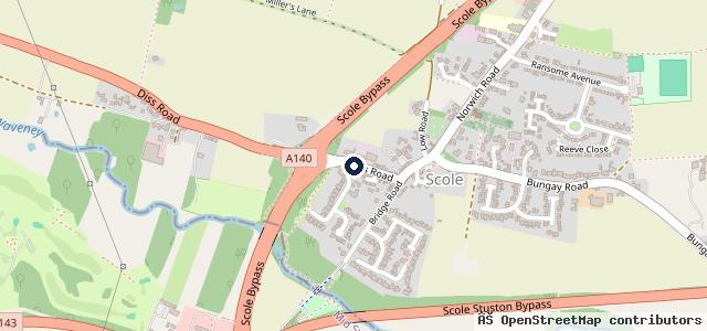 Map showing the location of Scole Engineering | Diss