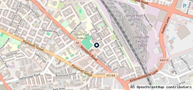 Map showing the location of Sinclair Autos