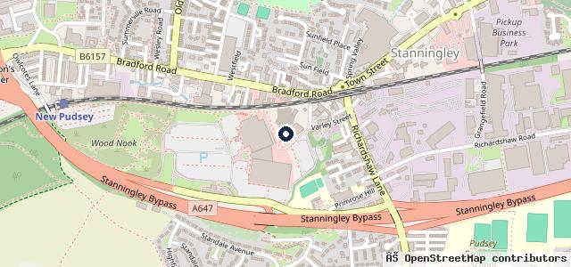 Map showing the location of SJM Motors Garage
