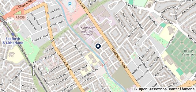Map showing the location of Sleek Detailing