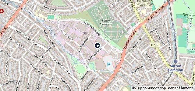 Map showing the location of Halfords Autocentre