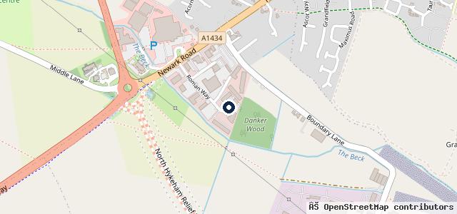 Map showing the location of Group 1 Lincoln BMW | Lincoln