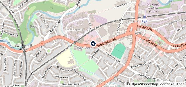 Map showing the location of Clarks Hyundai