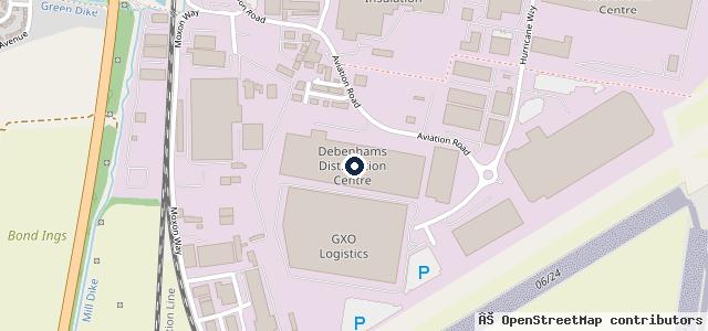 Map showing the location of T M Motorcycles