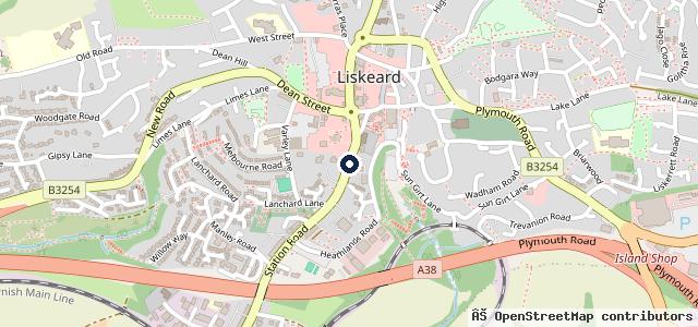 Map showing the location of Taylors Motors