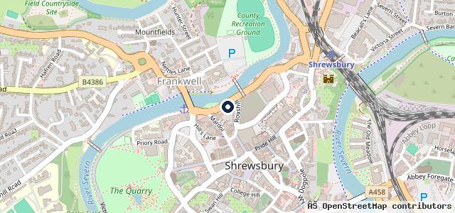 Map showing the location of Chase Car Care Centre