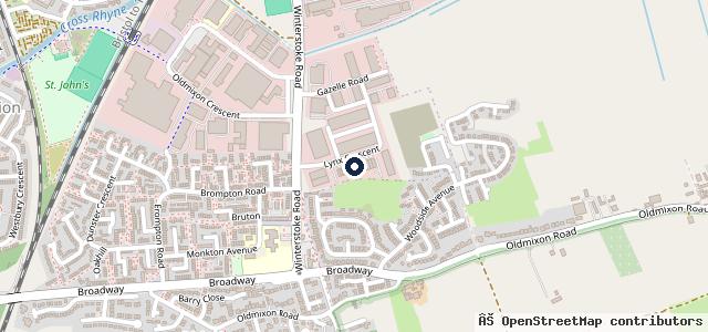 Map showing the location of The Bicycle Chain Limited