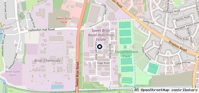 Map showing the location of The Reliance Garage Norwich Ltd