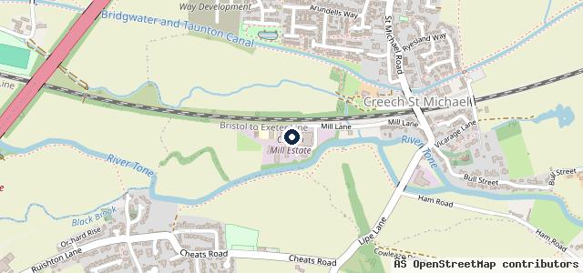Map showing the location of Thornfalcon Motors LTD
