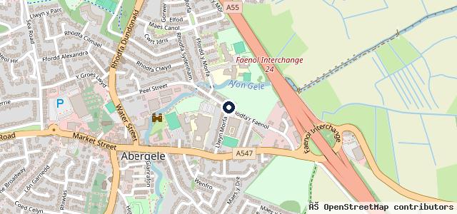 Map showing the location of Threeways Garage Limited