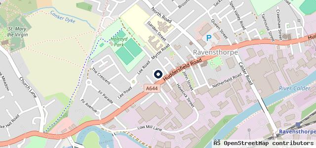 Map showing the location of APS Autocare Ltd Dewsbury