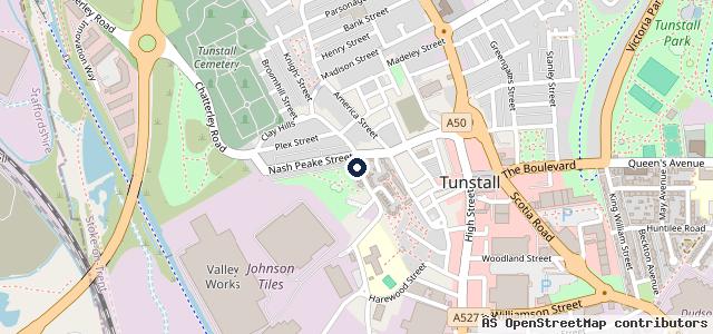 Map showing the location of Scalise S & Son