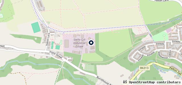Map showing the location of Hedley A Motor Engineers