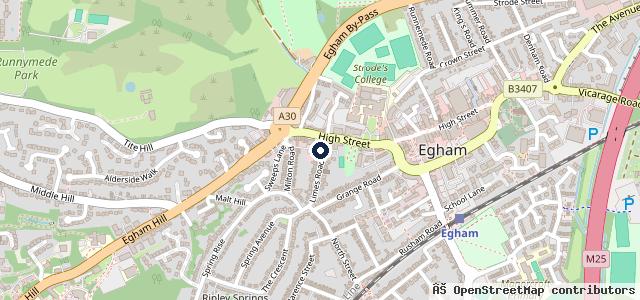 Map showing the location of Wards Mot And Service Centre
