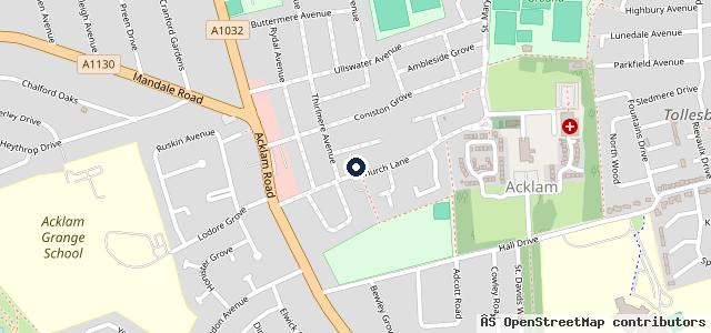 Map showing the location of Auto Recovery Services