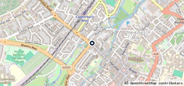 Map showing the location of Barretts Kent