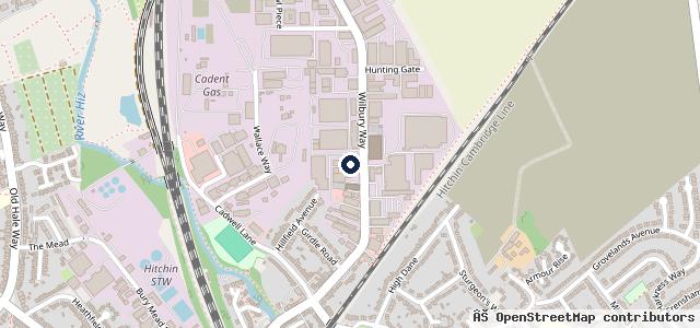 Map showing the location of Wilbury Bodyshop Mot & Service Centre Ltd