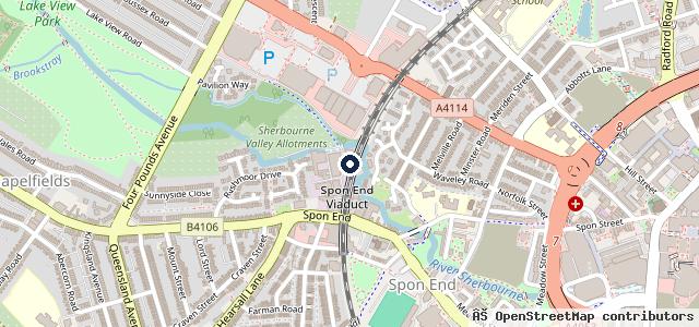 Map showing the location of AutoWorkshop