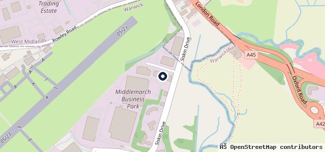 Map showing the location of M-Tec Engineering Projects