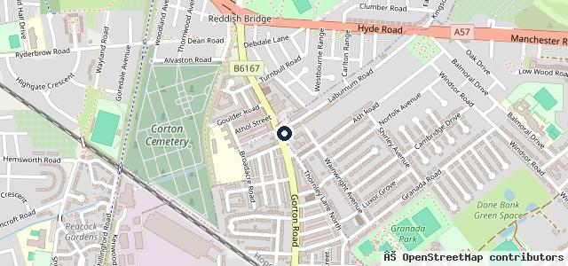 Map showing the location of JMR Mobile Tyre Services