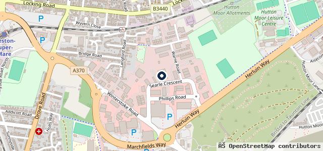 Map showing the location of Howards Motor Group - Weston-super-Mare