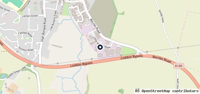 Map showing the location of Walters Motor Group - Used Cars Norwich & Loddon