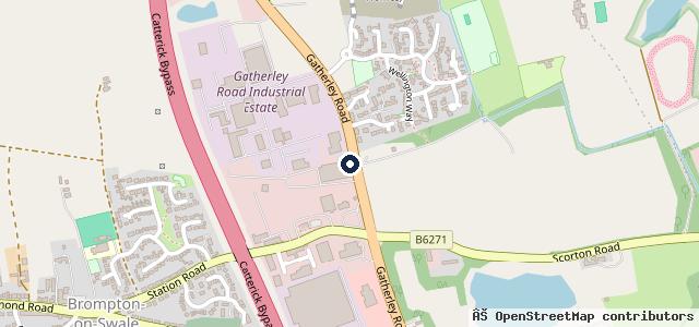 Map showing the location of Swale Auto Sales II LTD | Brompton-on-Swale