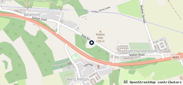 Map showing the location of Jamieson's Garage Ltd