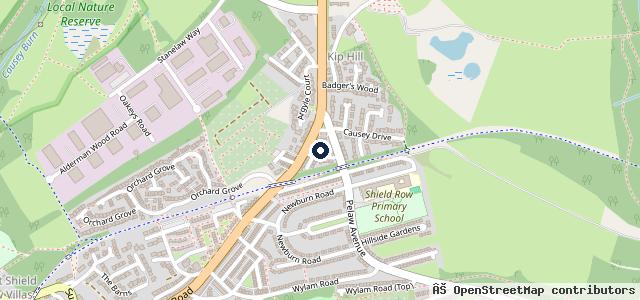 Map showing the location of CBS Autos