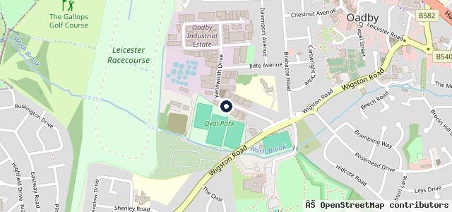 Map showing the location of R & S Bodyshop