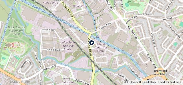 Map showing the location of Bosch Car Service - Auto Serve Garages