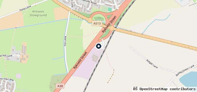 Map showing the location of J T Leavesley Ltd