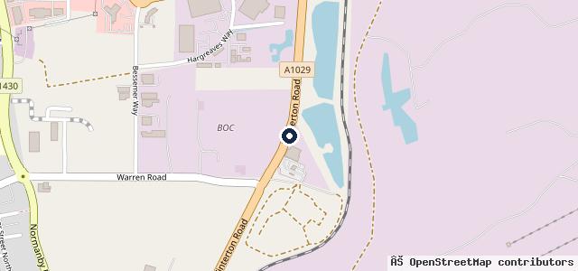 Map showing the location of Mere Garage