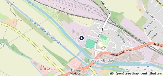 Map showing the location of A P Auto's Wakefield