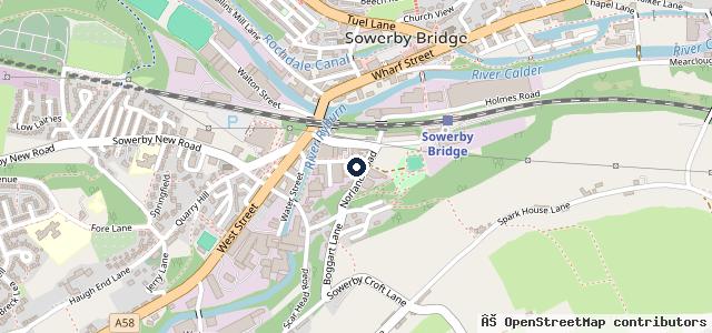 Map showing the location of Sowerby Bridge Independent Auto Services Ltd