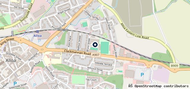 Map showing the location of Alloa A1 Autos Services