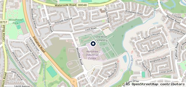 Map showing the location of Woodilee MOT Centre Ltd