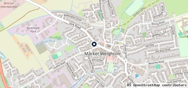 Map showing the location of Yorkshire Vehicle Solutions