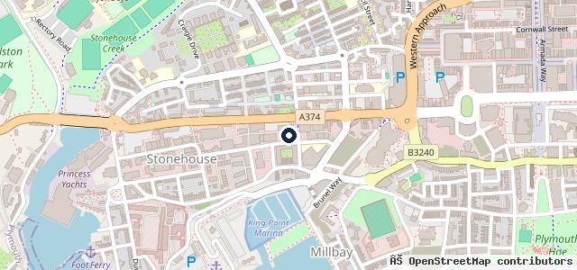 Map showing the location of Whites Auto centre