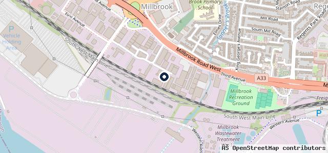 Map showing the location of Barry Motor Trade