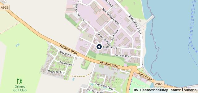 Map showing the location of Bayview Garage | Kirkwall