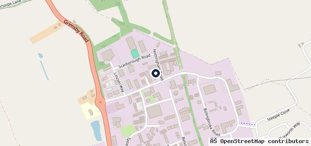 Map showing the location of BE Automotive